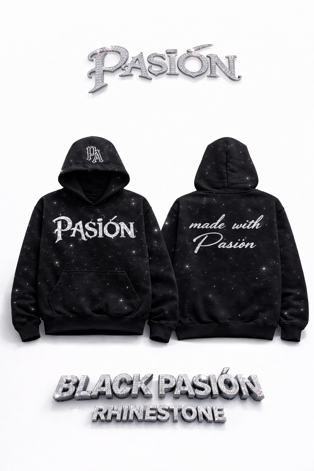 BLACK PASION RHINESTONE