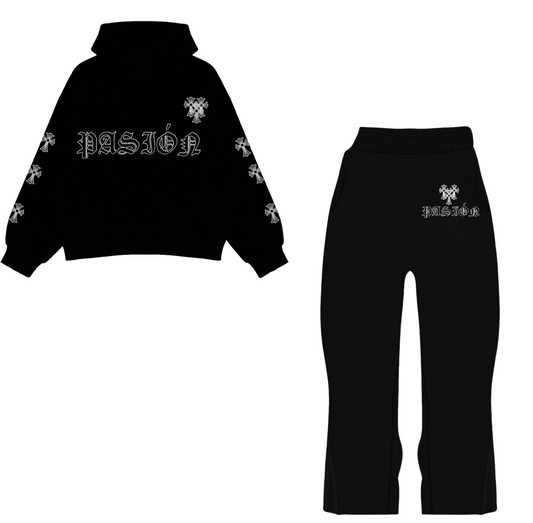 TOTAL BLACK SET (hoodie and sweat)