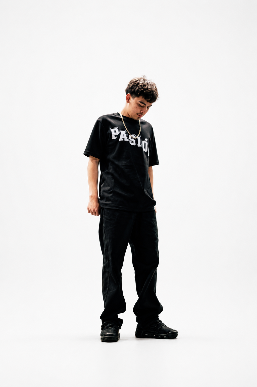 3D LOGO TEE (black n white)