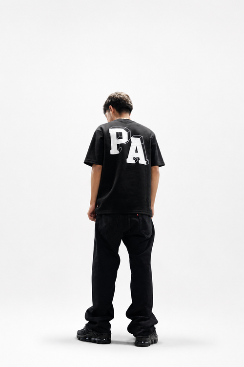 3D LOGO TEE (black n white)